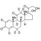 Prednisone-d7 (d6 Major) (CAS 53-03-2) - chemical structure image