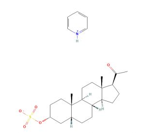 Pregnanolone Sulfate Pyridinium Salt (CAS 124107-39-7) - chemical structure image