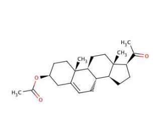 Pregnenolone acetate (CAS 1778-02-5) - chemical structure image