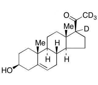 Pregnenolone-d4 (CAS 61574-54-7) - chemical structure image