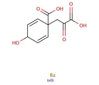 Prephenic acid barium salt (CAS 2931-08-0) - chemical structure image