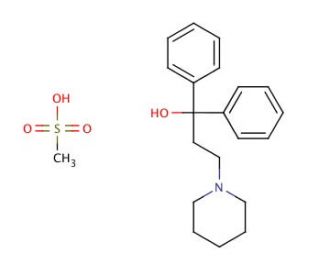 Pridinol Methanesulfonate Salt (CAS 6856-31-1) - chemical structure image