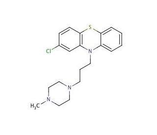 Prochlorperazine Dimesylate (CAS 51888-09-6) - chemical structure image