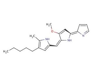 Prodigiosin (CAS 82-89-3) - chemical structure image