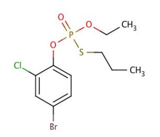 Profenofos (CAS 41198-08-7) - chemical structure image