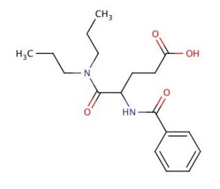 Proglumide (CAS 6620-60-6) - chemical structure image