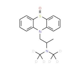 Promethazine Sulfoxide-d6 (CAS 1189892-93-0) - chemical structure image