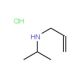 Prop-2-en-1-yl(propan-2-yl)amine hydrochloride - chemical structure image