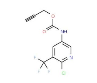 Prop-2-ynyl N-[6-chloro-5-(trifluoromethyl)pyridin-3-yl]carbamate - chemical structure image