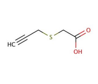 (prop-2-ynylthio)acetic acid - chemical structure image