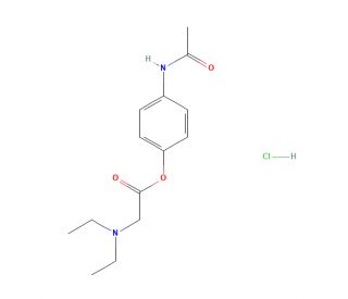 Propacetamol HCl (CAS 66532-86-3) - chemical structure image