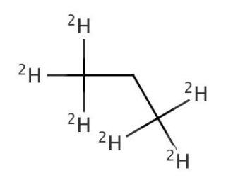 Propane-1,1,1,3,3,3-d6 (CAS 2875-96-9) - chemical structure image