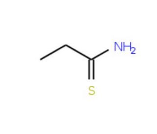 Propanethioamide (CAS 631-58-3) - chemical structure image