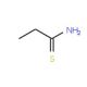 Propanethioamide (CAS 631-58-3) - chemical structure image