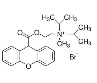 Propantheline bromide (CAS 50-34-0) - chemical structure image