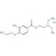 Proparacaine hydrochloride 的分子结构, CAS编号: 5875-06-9 Proparacaine hydrochloride (CAS 5875-06-9) - chemical structure image