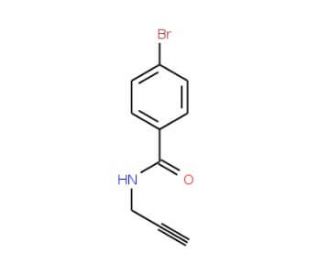 Propargyl 4-bromobenzamide (CAS 82225-32-9) - chemical structure image