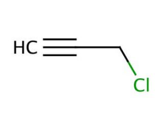 Propargyl chloride (CAS 624-65-7) - chemical structure image