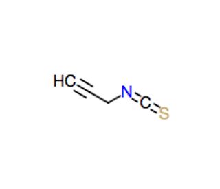Propargyl isothiocyanate (CAS 24309-48-6) - chemical structure image 