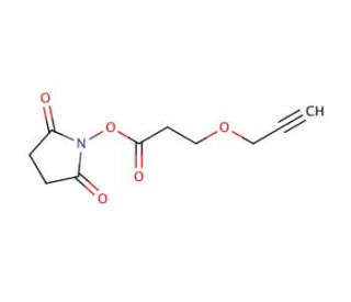 Propargyl-succinimidyl-ester (CAS 1174157-65-3) - chemical structure image