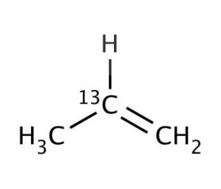 Propene-2-13C (CAS 37020-81-8) - chemical structure image