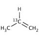 Propene-2-13C (CAS 37020-81-8) - chemical structure image