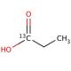 Propionic acid-1-13C (CAS 6212-69-7) - chemical structure image