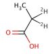 Propionic acid-2,2-d2 (CAS 19136-91-5) - chemical structure image