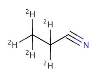 Propionitrile-d5 (CAS 10419-75-7) - chemical structure image