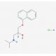 Propranolol hydrochloride (CAS 3506-09-0) - chemical structure image