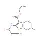 Propyl 2-[(cyanoacetyl)amino]-6-methyl-4,5,6,7-tetrahydro-1-benzothiophene-3-carboxylate - chemical structure image