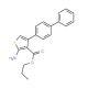 Propyl 2-amino-4-(1,1′-biphenyl-4-yl)thiophene-3-carboxylate - chemical structure image