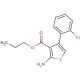 Propyl 2-amino-4-(2-chlorophenyl)thiophene-3-carboxylate - chemical structure image