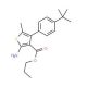 Propyl 2-amino-4-(4-tert-butylphenyl)-5-methylthiophene-3-carboxylate - chemical structure image