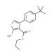 Propyl 2-amino-4-(4-tert-butylphenyl)thiophene-3-carboxylate - chemical structure image