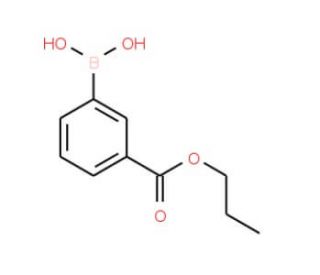 Propyl 3-boronobenzoate (CAS 850568-78-4) - chemical structure image