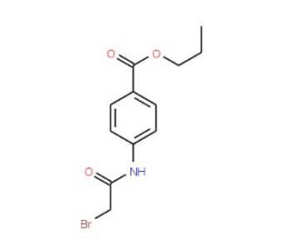 Propyl 4-[(2-bromoacetyl)amino]benzoate - chemical structure image