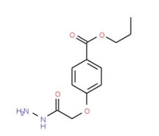 Propyl 4-(2-hydrazino-2-oxoethoxy)benzoate - chemical structure image