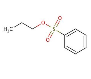 Propyl Benzenesulfonate - chemical structure image