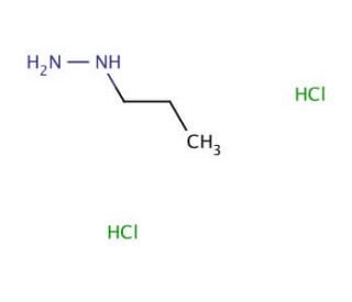 Propyl-hydrazine dihydrochloride - chemical structure image