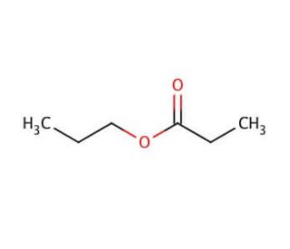 Propyl propionate (CAS 106-36-5) - chemical structure image