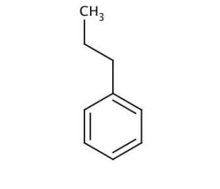 Propylbenzene (CAS 103-65-1) - chemical structure image