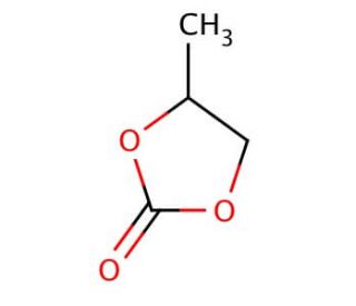 Propylene carbonate (CAS 108-32-7) - chemical structure image
