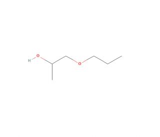 Propylene glycol propyl ether (CAS 1569-01-3) - chemical structure image