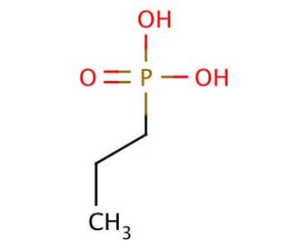 Propylphosphonic acid (CAS 4672-38-2) - chemical structure image