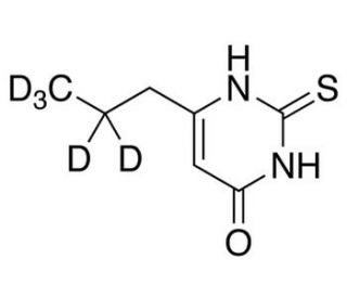 Propylthiouracil-d5 (CAS 51-52-5 (unlabeled)) - chemical structure image