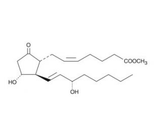 Prostaglandin E2 methyl ester (CAS 31753-17-0) - chemical structure image