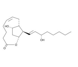 Prostaglandin F<sub>2α</sub> 1,11-lactone (CAS 62410-84-8) - chemical structure image