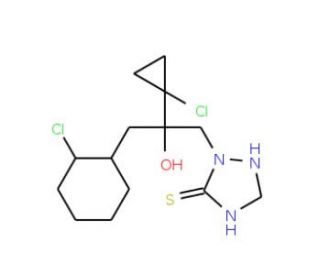 Prothioconazole (CAS 178928-70-6) - chemical structure image