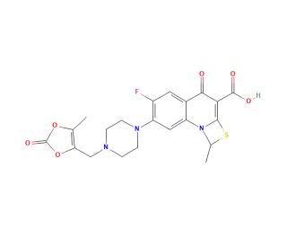 Prulifloxacin (CAS 123447-62-1) - chemical structure image